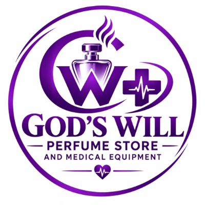 God's Will perfume stores and Medical Equipment logo