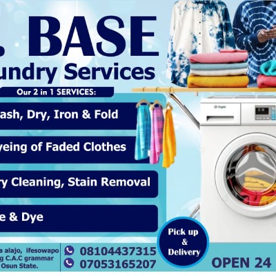 T.BASE LAUNDRY SERVICES logo