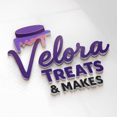 Velora treats and makes logo