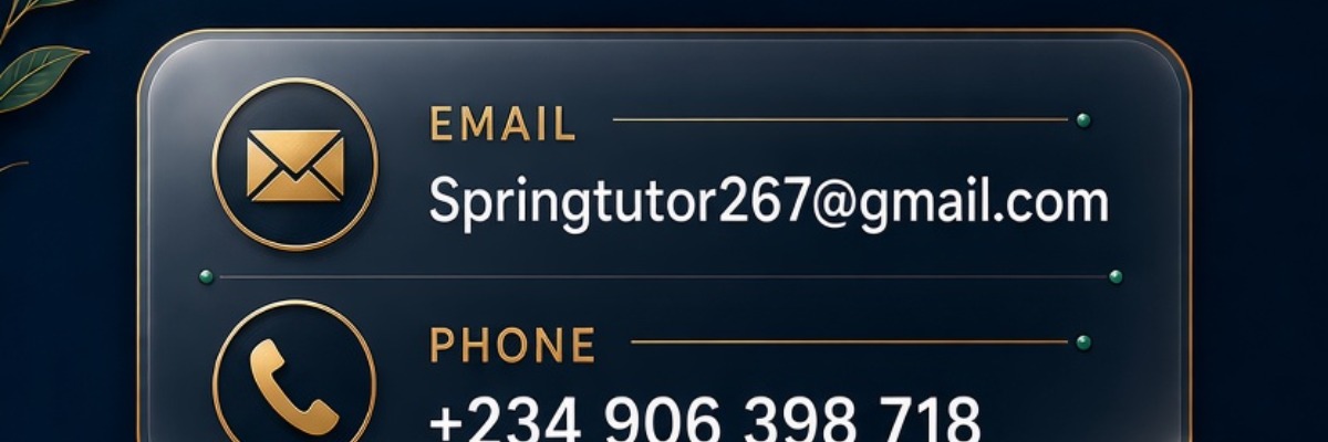 Spring tutor